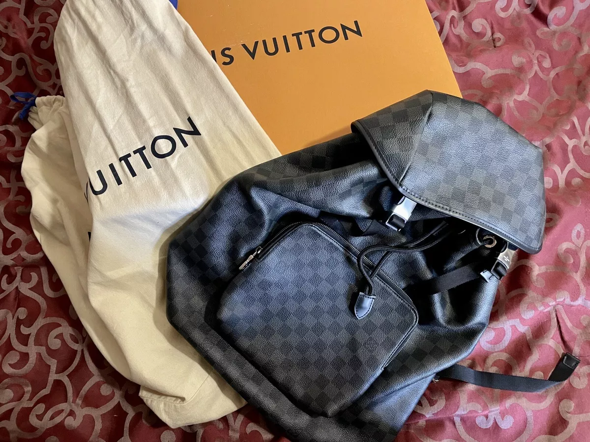 Shop Louis Vuitton DAMIER GRAPHITE Men's Backpacks