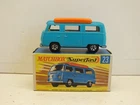 LESNEY MATCHBOX SUPERFAST NO23 VW CAMPER EXCELLENT BOXED (L659)