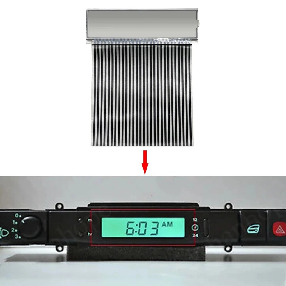 Cuadro de instrumentos reloj digital pantalla LCD para Jaguar XJ6 XJ8 X300 XJR Foto 2 de 4