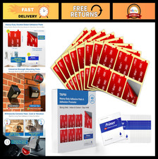 Heavy Duty Double-Sided Adhesive Pads - 48 Pre-Cut Foam Squares, Weather-Resista