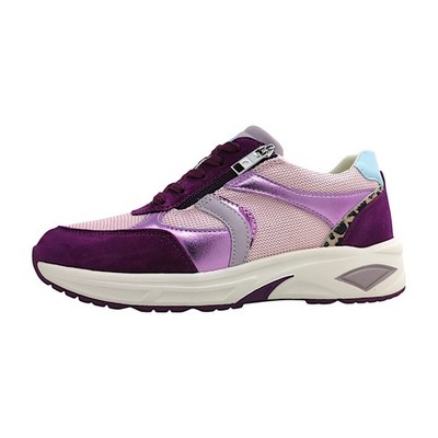 Waldläufer H-Jill Damenschuhe sportlicher Schnürer Violett Freizeit