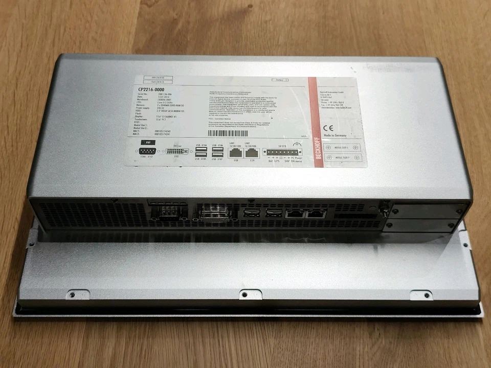 Beckhoff CP2216-000 Touchscreen Industrial PC - Bild 4 von 4