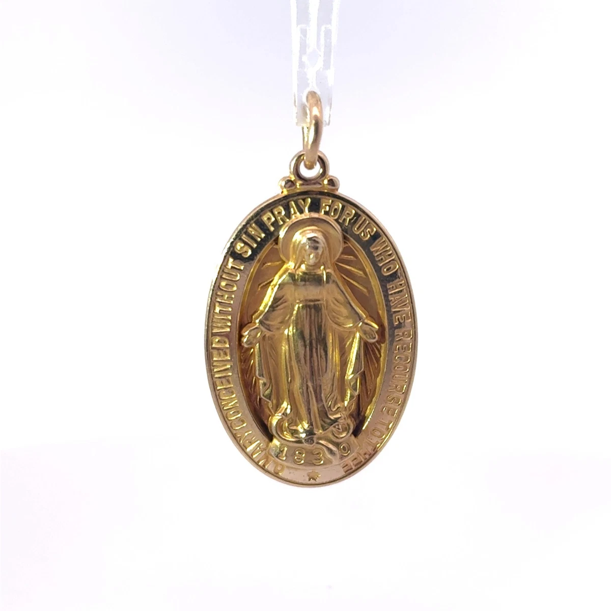 14k Gold Miraculous Medal for sale | eBay