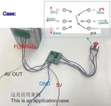 Flir TAU TAU2 thermal imaging controller video output board