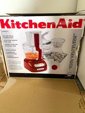 KitchenAid 5KEPM775 2.8L Red Food Processor Wide Mouth Feed Tube + Mini Bowl