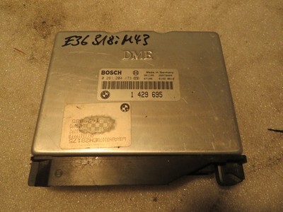 BMW E36 DME M43B18 M43 Bosch Motorsteuergerät 0261204173,   1429695