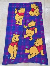 Vintage Disney Winnie The Pooh Sleeping Bag Lightweight Fleece Camping Nap Mat