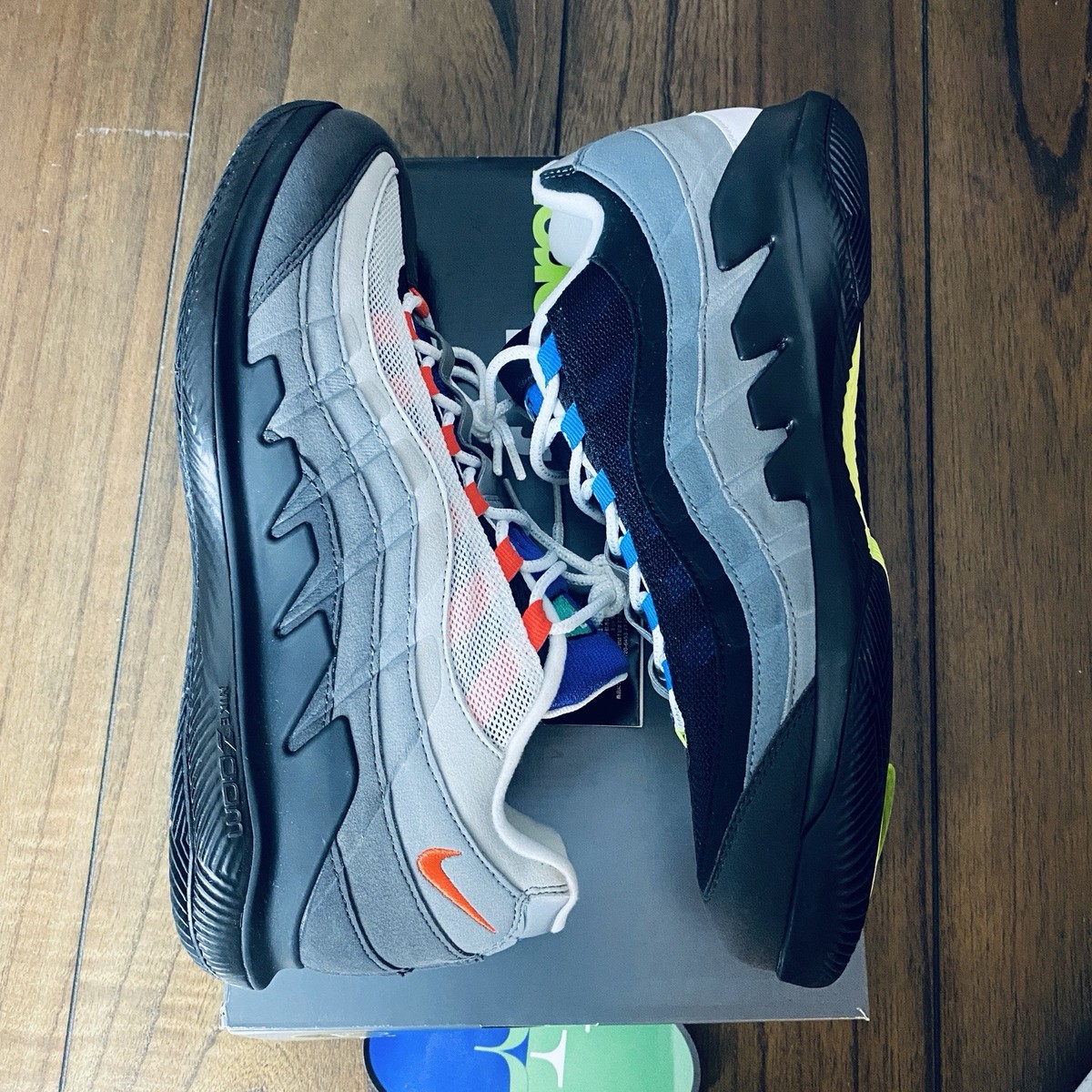 Nike Roger Federer 2018 Miami Zoom Vapor RF x Air Max 95 Greedy