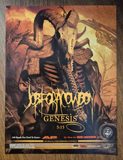 JOB FOR A COWBOY "Genesis" deathcore Metal Blade ~ Magazine Print/Promo Ad 2007