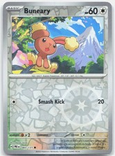 Pokemon TCG Buneary 083/131 SV: Prismatic Evolutions Reverse Holo NM