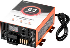 RV Power Converter, 65 Amp, 110V AC to 12V DC RV Converter Battery Charger, Mult
