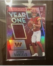 jayden daniels rookies and stars patch year one perfect condition rare patch