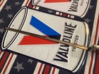 Valvoline Motor Oil Embossed Metal Sign Large And Small Lot Of Two — photo 9
