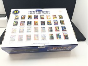 SEGA Genesis Classic Black Game Console with 81 Preloaded Games Read Description