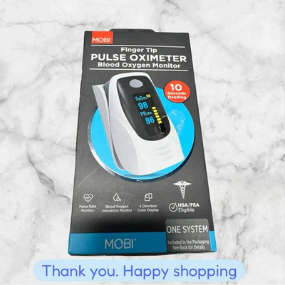 #ad #ad Mobi Finger Tip Pulse Oximeter Blood Oxygen Monitor SEALED NEW SHIPPING $18.00