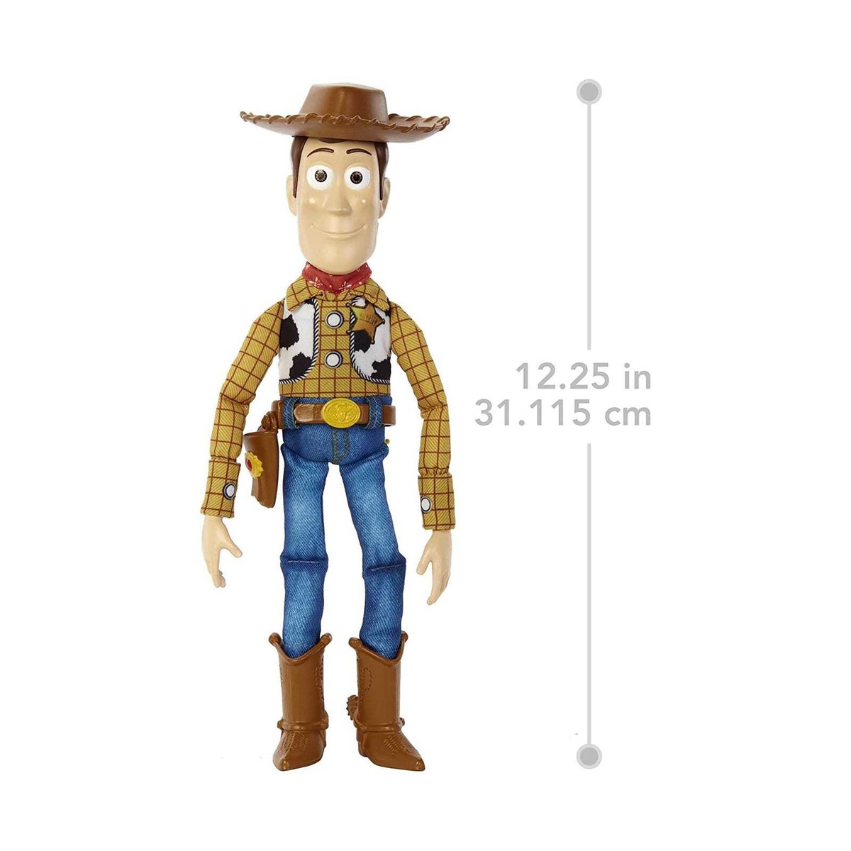 Mattel Pixar Toy Story Roundup Fun Woody 12 Inch Figure NEW IN