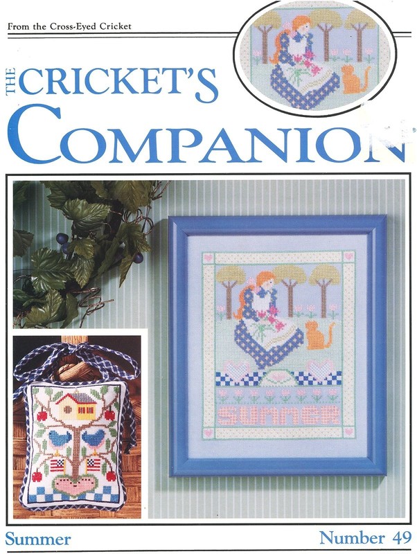 Cross-Eyed Cricket THE CRICKET'S COMPANION SUMMER 2 Cross Stitch Charts Leaflet