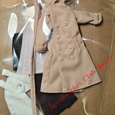 1/12 Scale Coat +3PC Inner wear Clothing for 6''Gynoid Snail Shell Action Figure