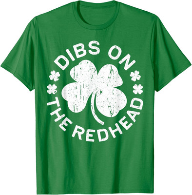 Dibs On The Redhead Patricks Funny Nice Design Unisex T-Shirt