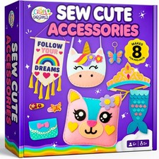 Craftorama Sewing Kit for Kids, Fun and Educational Accessories