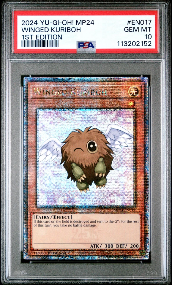 2024 Yu-Gi-Oh! Mp24-25th Anniversary Tin- Winged Kuriboh #EN017 PSA 10 GEM MINT - Image 3 of 3