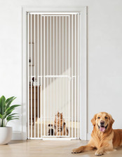 Extra Tall Cat Gate 47.2"-86.6", Pressure Mounted Pet Gate for Doorways, Walk th