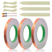 7/32 Kupferfolienband Mit RüCkseite, Kupferfolie FüR Buntglas, 3 Rolle2197