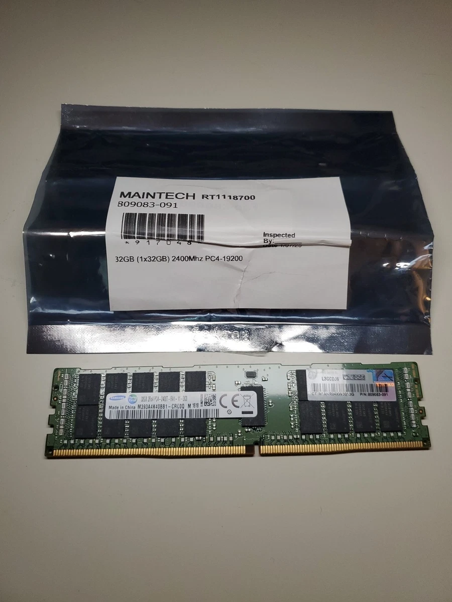PC4-19200 (DDR4-2400) Bus Speed Server RAM 32 GB Capacity per