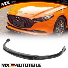 Für 2019–2020 Mazda 3 Limousine Front Stoßstange Spoiler Splitter Lippe 3 St