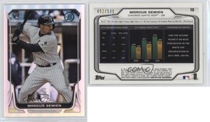 2014 Bowman Chrome Refractor /500 Marcus Semien #10 Rookie RC