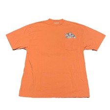 Vintage 90s 101 Dalmatians Disney Store Pocket Tee T-shirt Peach Orange XL