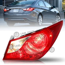 For 2011-2014 Hyundai Sonata Outer/Body Mounted Halogen Passenger RH Tail Light 