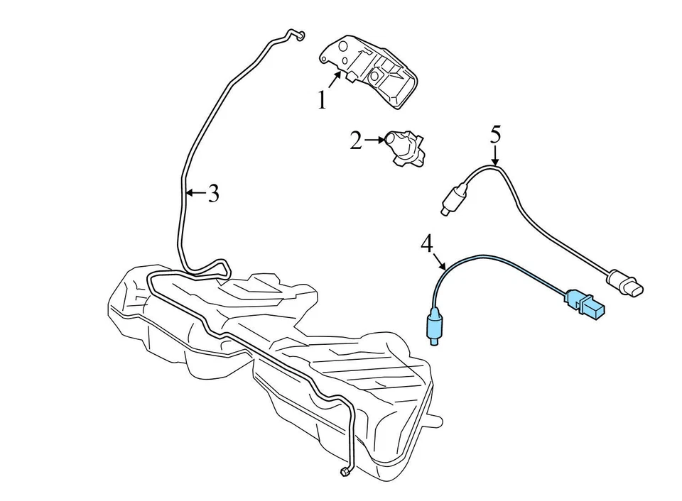 BMW 435I XDRIVE 2015-2016 gran cupé - sensor de oxígeno/o2 (aguas arriba) 7596908 Foto 3 de 4