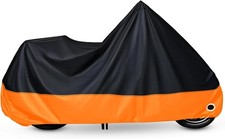 XYZCTEM Motorcycle Cover Waterproof Outdoors, All Weather Protection Vehicle Acc