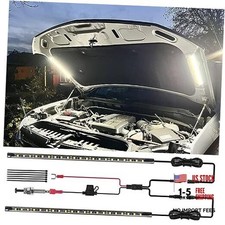 2-in-1 Under Hood LED Light Kit, Waterproof 12V Car LED Light Bar Car 2-IN-1