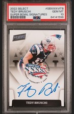2022 PANINI AMERICA TEDY BRUSCHI SUPER BOWL XXXVI OnCARD AUTO PATRIOTS GEM MT 10