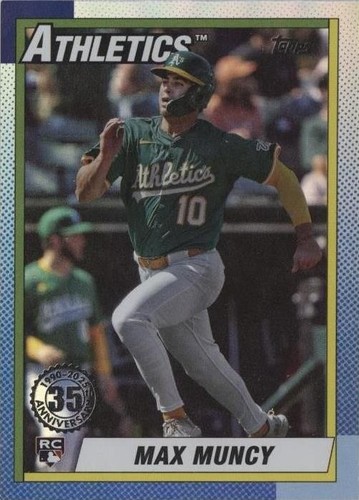 2025 Topps Tier One Relic Max Muncy #T1R-MJM (GREEN FOIL TRIPLE 