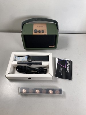 Nomvdic X300 Mini Portable LED Projector Outdoor Bundle in Forest Green