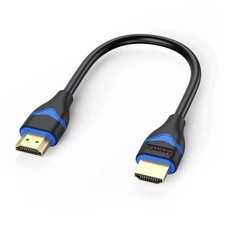 4K Short HDMI Cable 6 Inch, HDMI Cord 0.5FT High Speed HDMI to HDMI Cable 2.0(4K