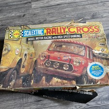 Vintage Rally Cross Scalextric set Please see photos for the contents - rare   