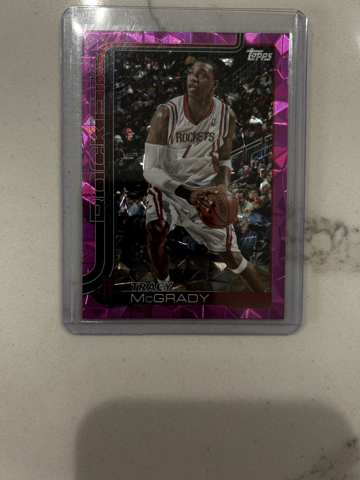 Topps 2025-26 Tracy McGrady Pink Diamante Parallel #263 Rockets NBA