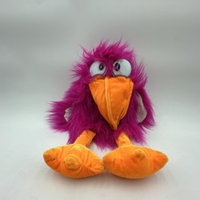 Kolden Toys Pink and Orange Crow Bird Hand Puppet with Squawking Beak 15" Works 
