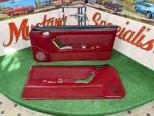 1987-1993 Ford Mustang Fox Body Door Panels Red