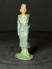 RARE Vintage lead cast stewardess figure, Free Shipping