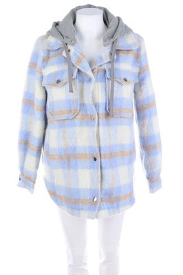 TALLY WEiJL Jacke Kapuze S powder blue tan