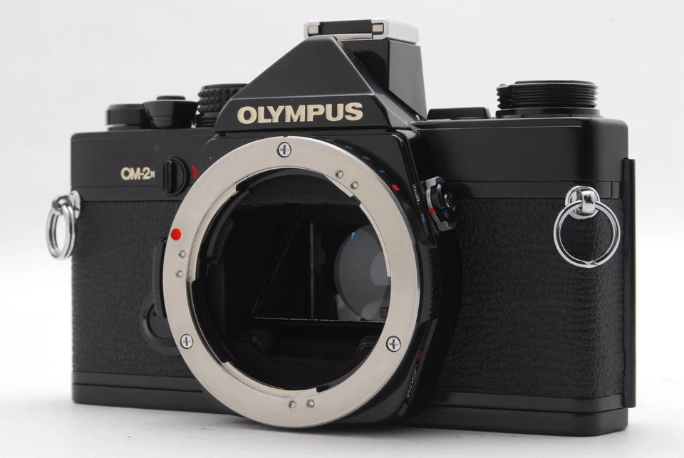[N.MINT w/Box] Olympus OM-2N 35mm Film Camera Black Body From JAPAN - Image 2 of 4