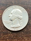 1954 p Washington Quarter A verry fine coin .and surprise silver coin