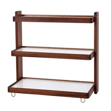 Coffee Mug Holder Wooden Cup Rack,3-Tier Acrylic Home Coffee Mug Display Rack...