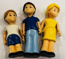 Figuras de colección Little Tikes casa de muñecas muñeca mamá papá e hijo muñeca *PÉRDIDA DE PINTURA* CONTENEDOR 23