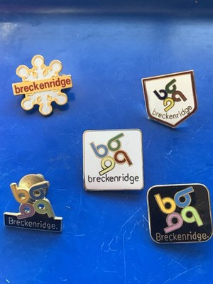 Breckenridge Ski Pin (5) Brand New Vintage